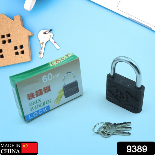 Iron Padlock with Brass Core for Home & Outdoor Security (60mm) Your Brand