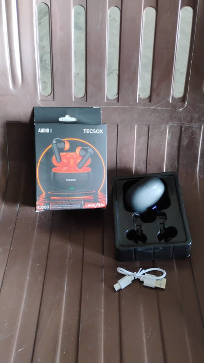 AudioX Bluetooth Earbuds, 40 Hr | Powerful Bass (1 Pc) Your Brand