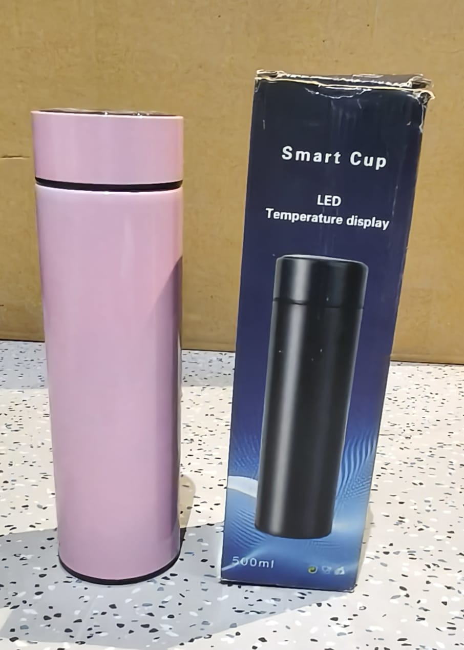 Pink Vacuum Insulated Water Bottle (1 Pc / 500ML) Your Brand
