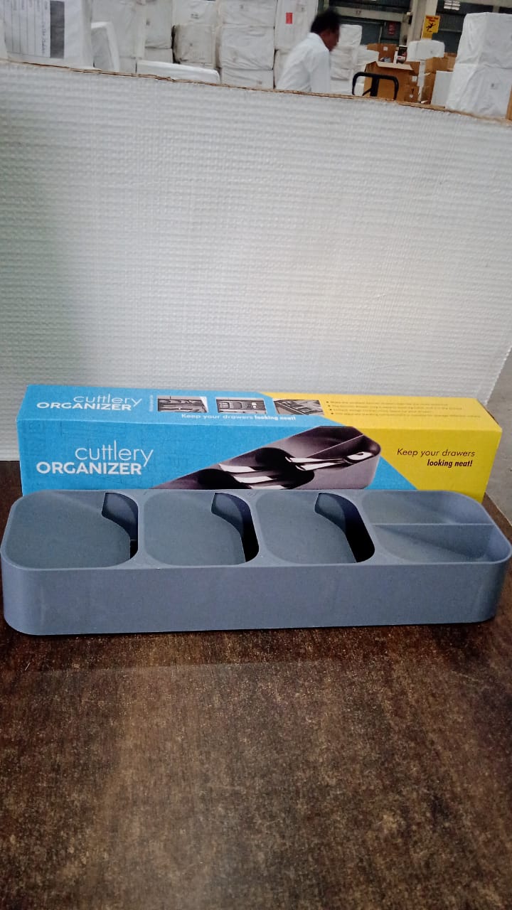1 Pc Cutlery Tray Box Used For Storing Cutlery Items And Stuffs Easily And Safely. Your Brand