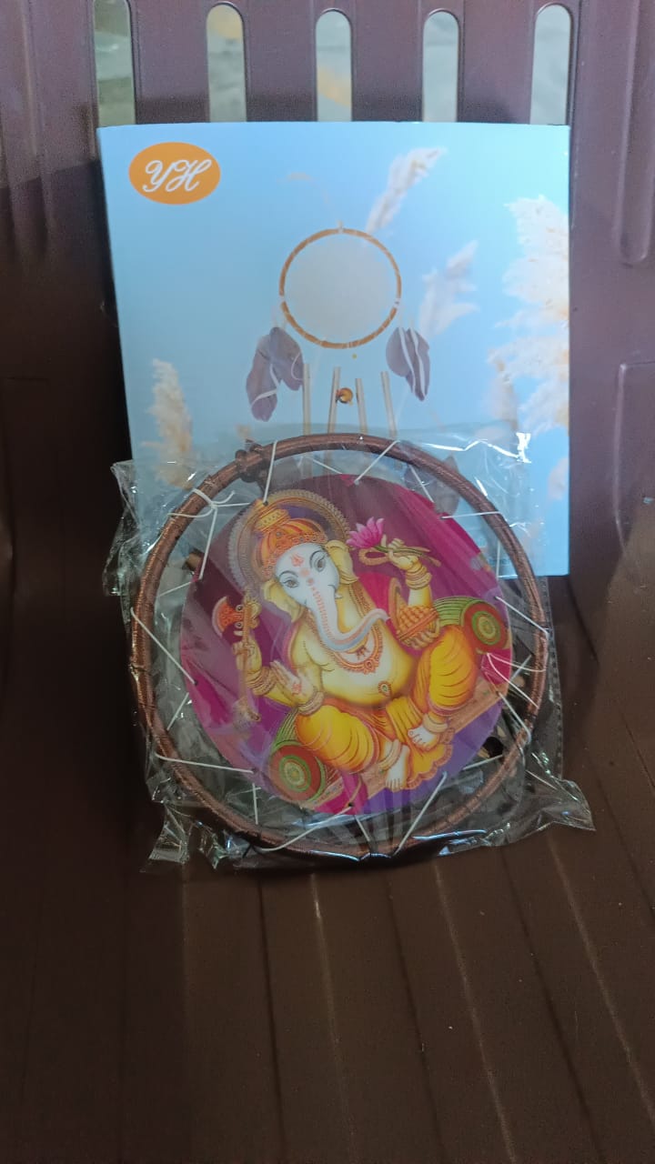 Lord Ganesh Wind Chimes Outdoor Hanging Wind Chime (1 Pc) Your Brand