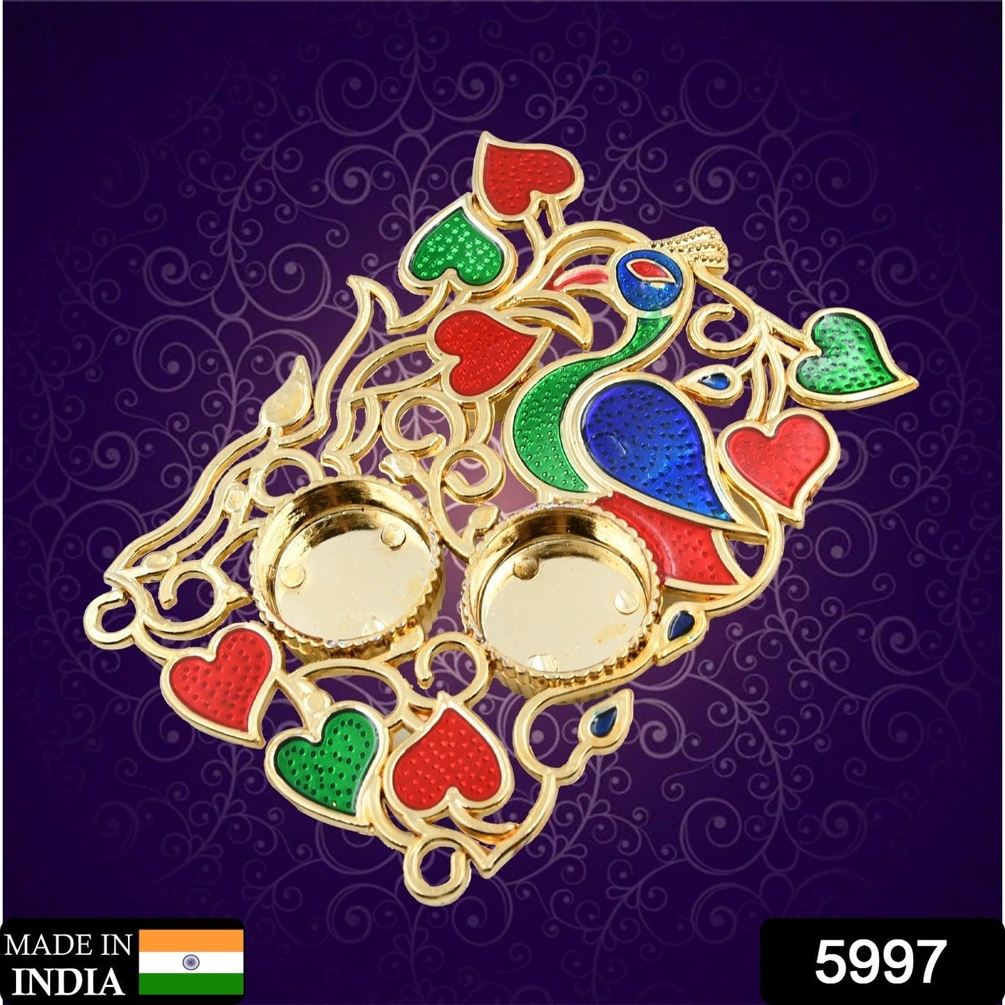 Rakasha Bandhan Special Puja Thali, Kumkum Thali Holder, Pooja Return Gift, Indian Housewarming Gifts, Brother / Bhai / Bhabhi / Sister / Family   for Rakshabandhan, Diwali Your Brand