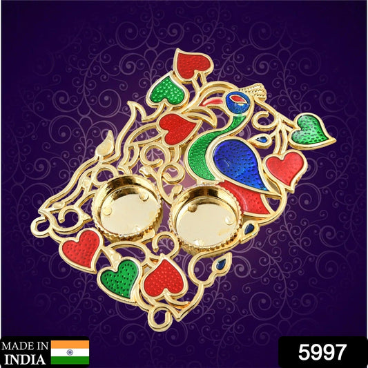 Rakasha Bandhan Special Puja Thali, Kumkum Thali Holder, Pooja Return Gift, Indian Housewarming Gifts, Brother / Bhai / Bhabhi / Sister / Family   for Rakshabandhan, Diwali Your Brand