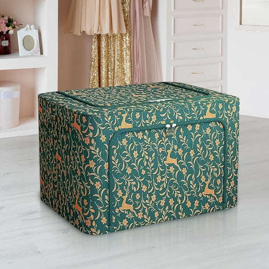 Zippered Closet Storage Box with Lid, With Window (50×40 Cm / 1 Pc) Your Brand