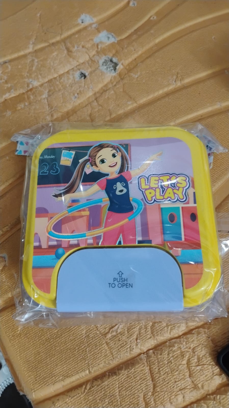 Kids Lunch Box Set with Small Inner Container, Spoon & Fork (1 Pc) Your Brand