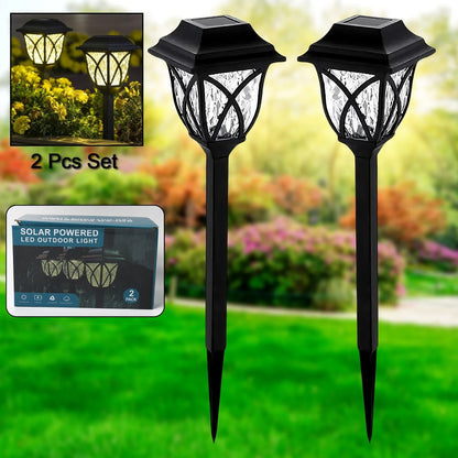 Solar Garden Lights LED Outdoor Stake Spotlight Fixture for Garden Light (Pack of 2pc ) Your Brand
