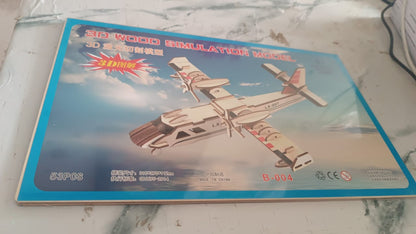 3D Wooden Aircraft Puzzle DIY Assembly Kit (Mix Design – 1 Set) Your Brand