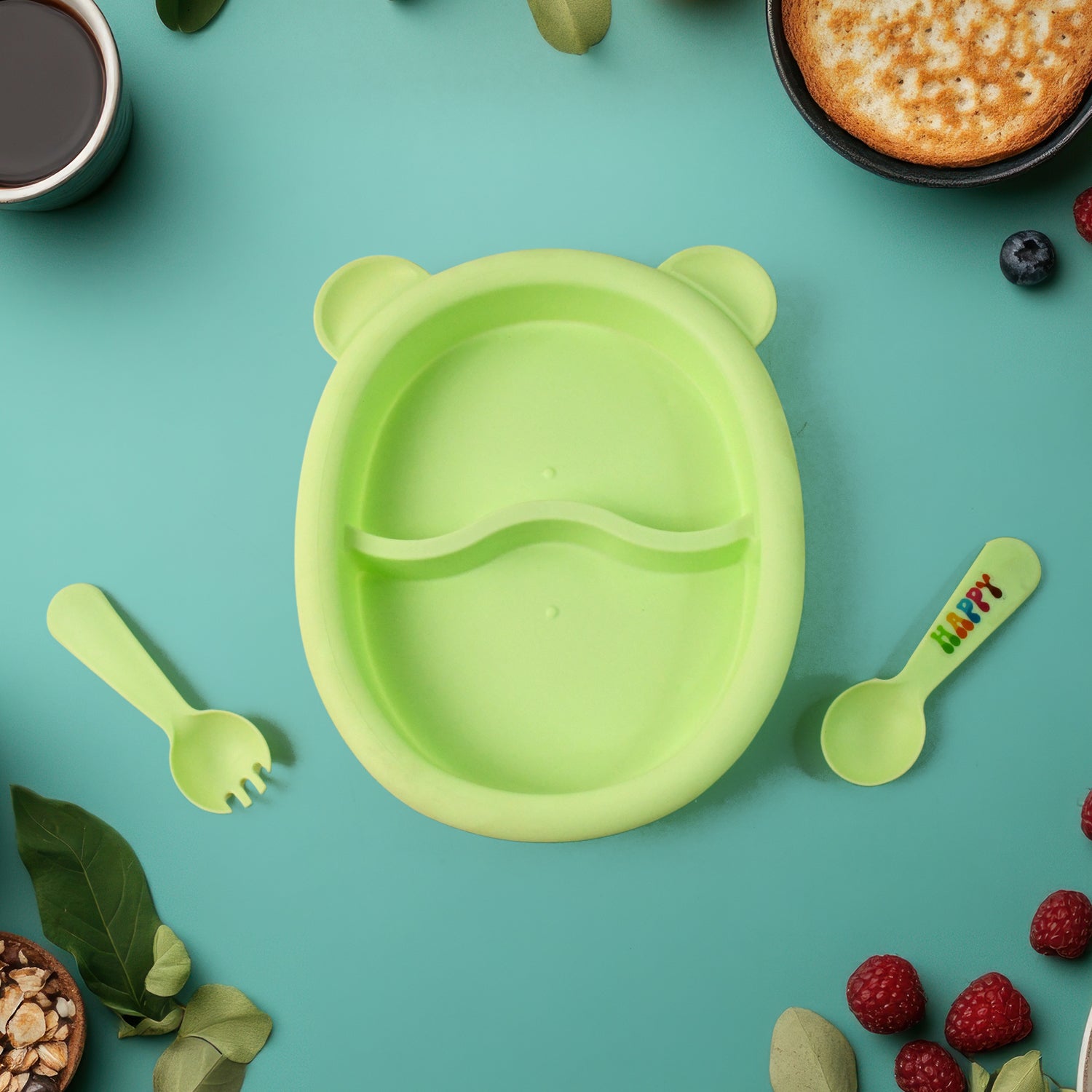 Premium 4-Piece Kids Mealtime Feeding Set Your Brand