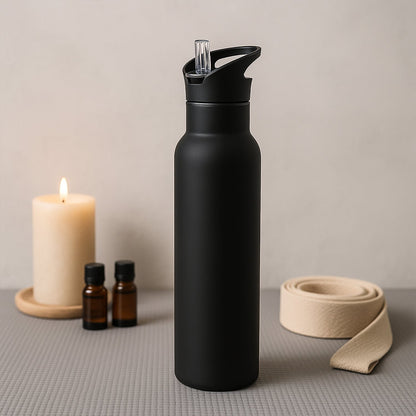 Sports Water Bottle – Matte Finish Leak-Proof Reusable Bottle 900 ML Approx (1 Pc) Your Brand