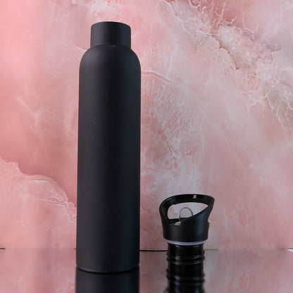 Sports Water Bottle – Matte Finish Leak-Proof Reusable Bottle 900 ML Approx (1 Pc) Your Brand