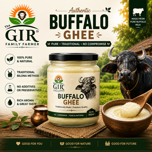 Organic Buffalo Ghee Pure & Natural | The Gir Farmer