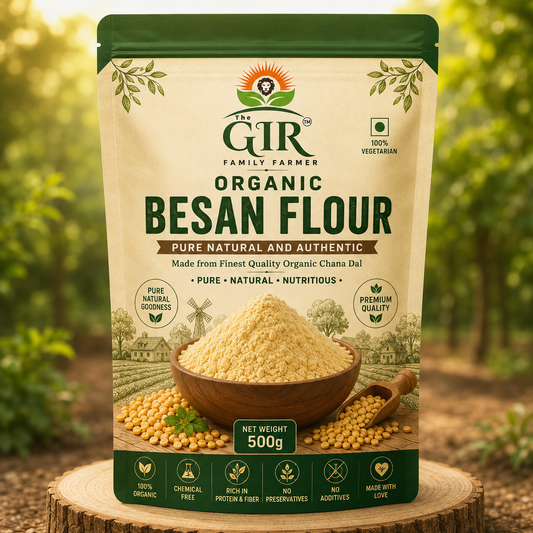 Organic Besan Flour - Pure Natural and Authentic Organic Besan Flour