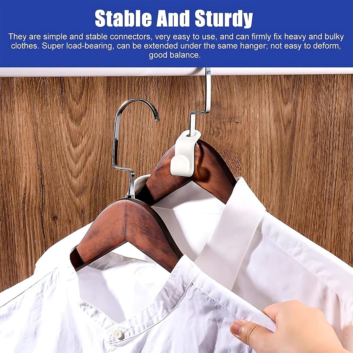 Multi-Color Hanger Connector Hooks (30 Pc) Your Brand