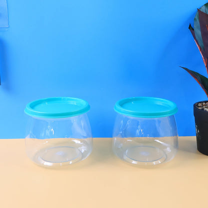 Airtight Storage Containers Set  Approx 900ML (2 Pc) Your Brand