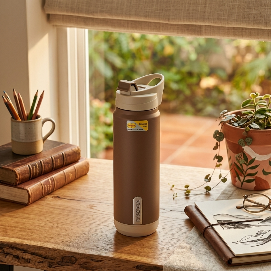 Nakoda Terrazo Insulated Water Bottle - 900ml