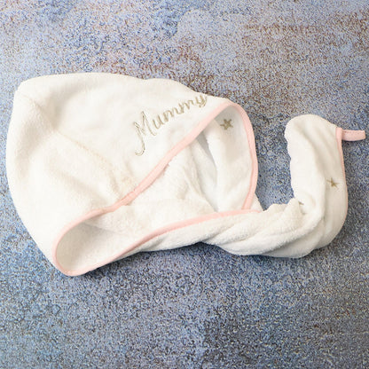 Luxury Microfiber Hair-Drying Towel Wrap (1 Pc) Your Brand
