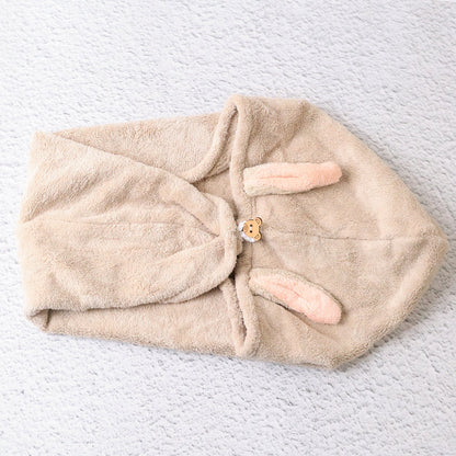 Cute Animal Ear Hooded Hair Drying Towel Wrap (1 Pc) Your Brand