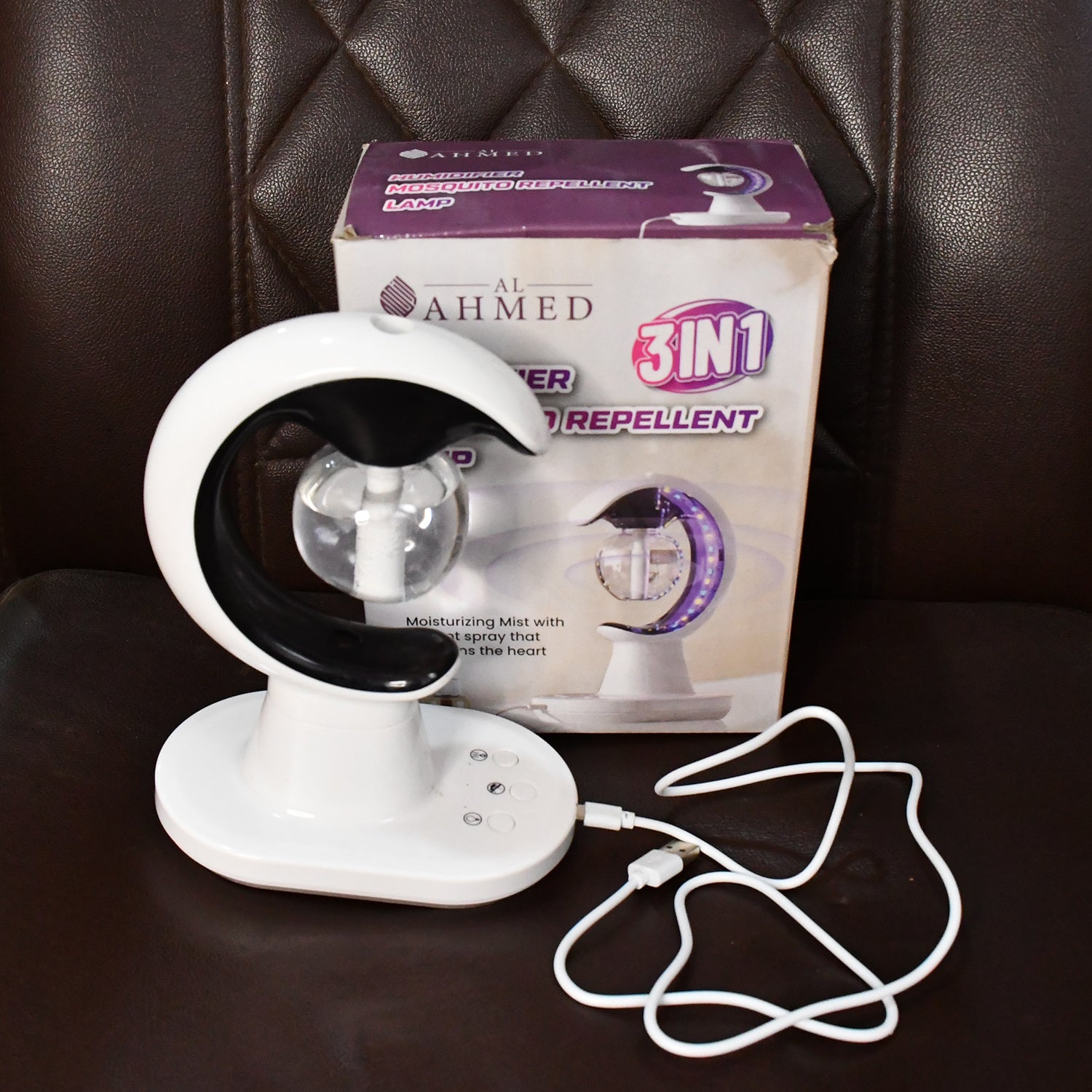 3-in-1 LED Lamp with Humidifier and Mosquito Repellent (1 Pc) Your Brand