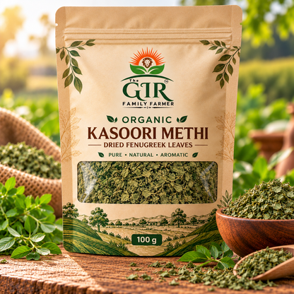 Organic Kasoori Methi – Dried Fenugreek Leaves