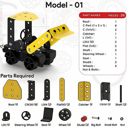 Aditi STEM Educational Mecha Racer DIY Construction Kit Your Brand