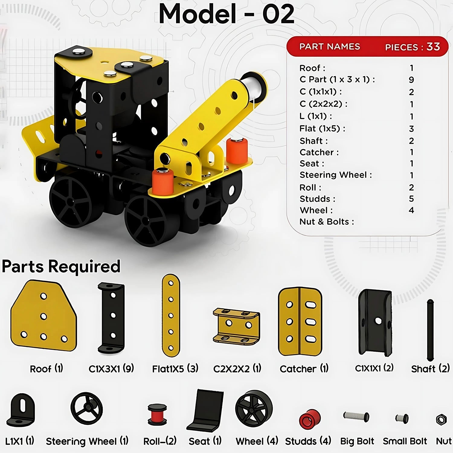 Aditi STEM Educational Mecha Racer DIY Construction Kit Your Brand