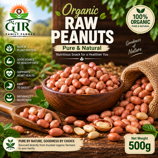 Organic Raw Groundnuts - Pure & Natural from THE GIR FARMER