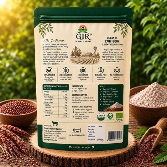 Organic Ragi Flour - Gluten-Free Superfood