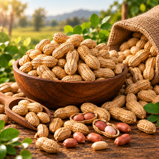 Organic Groundnuts with Shell - Nutritious Snack
