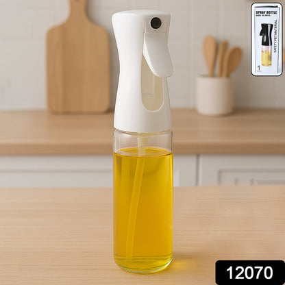 Glass Oil Spray Bottle - Versatile Kitchen Gadgets (250 ML Approx / With White Box) Your Brand