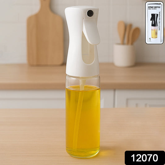 Glass Oil Spray Bottle - Versatile Kitchen Gadgets (250 ML Approx / With White Box) Your Brand