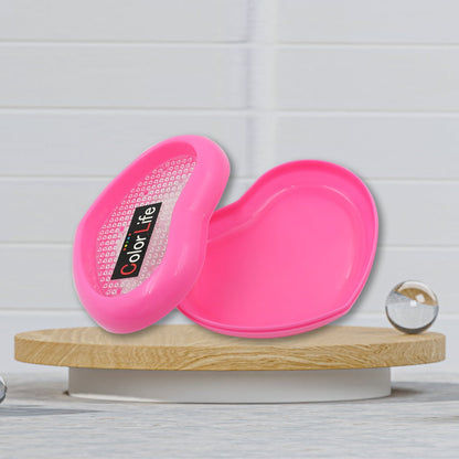 Bathroom Accessories Plastic Soap Case / Soap Dish / Soap Stand, Plastic Soap Case Soap Holder Soap Dish For Bathroom Kitchen Sink ,Sabudani (Oval / Heart Shape Soap case / 1 pc ) Your Brand