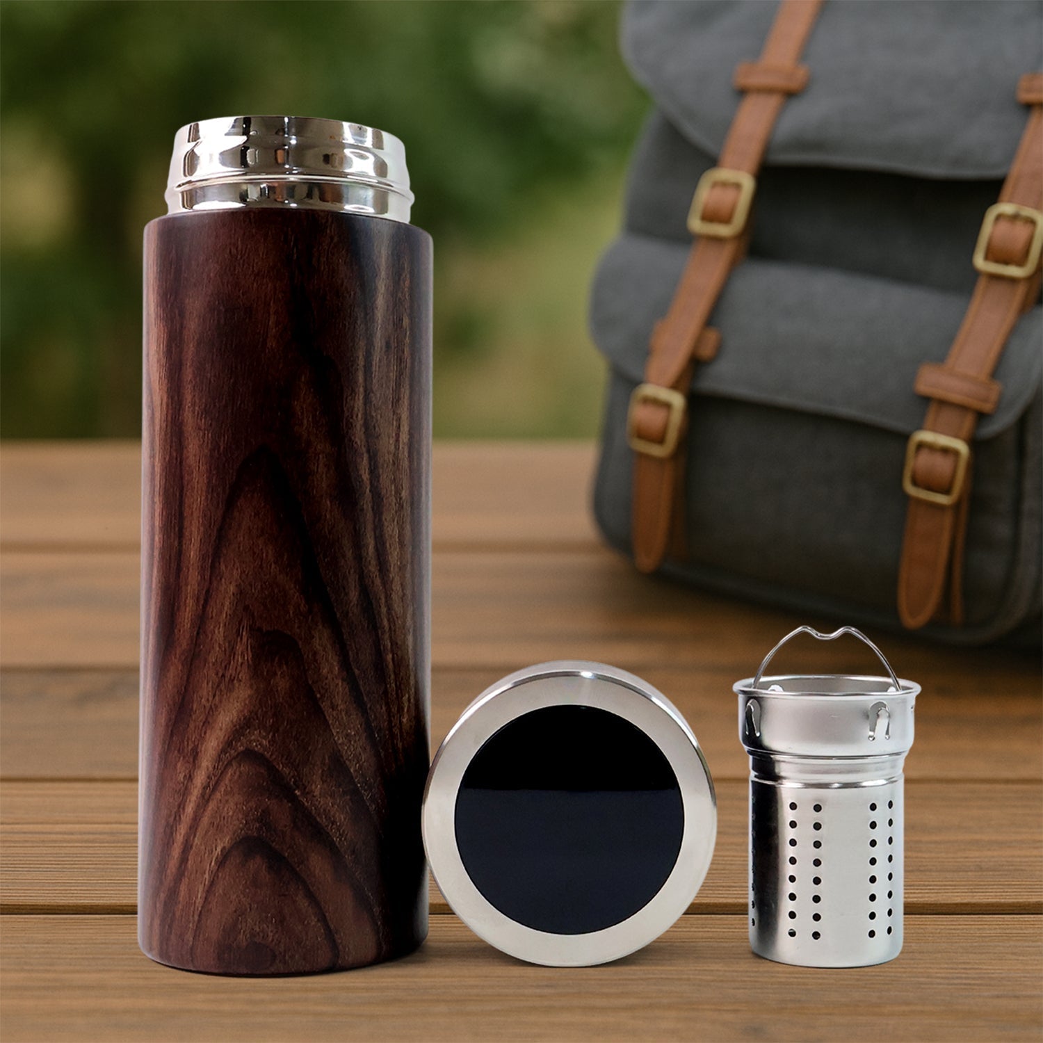 Luxury Digital Temperature Display Smart Flask – 450 ML Approx (1 Pc) Your Brand
