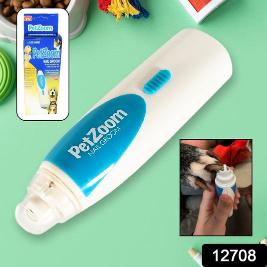 Electric Pet Nail Paw Trimmer, Clipper for Dogs and Cats – Cordless Nail Grinding Grooming Tool (1 Pc / Battery Not Included) Your Brand