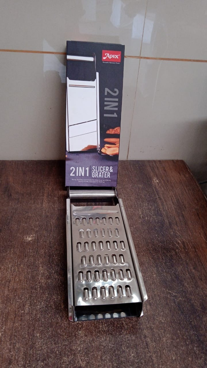 Apex Stainless Steel Slicer (2-in-1 ) Your Brand