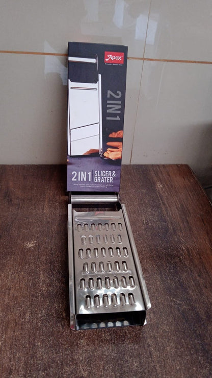 Apex Stainless Steel Slicer (2-in-1 ) Your Brand