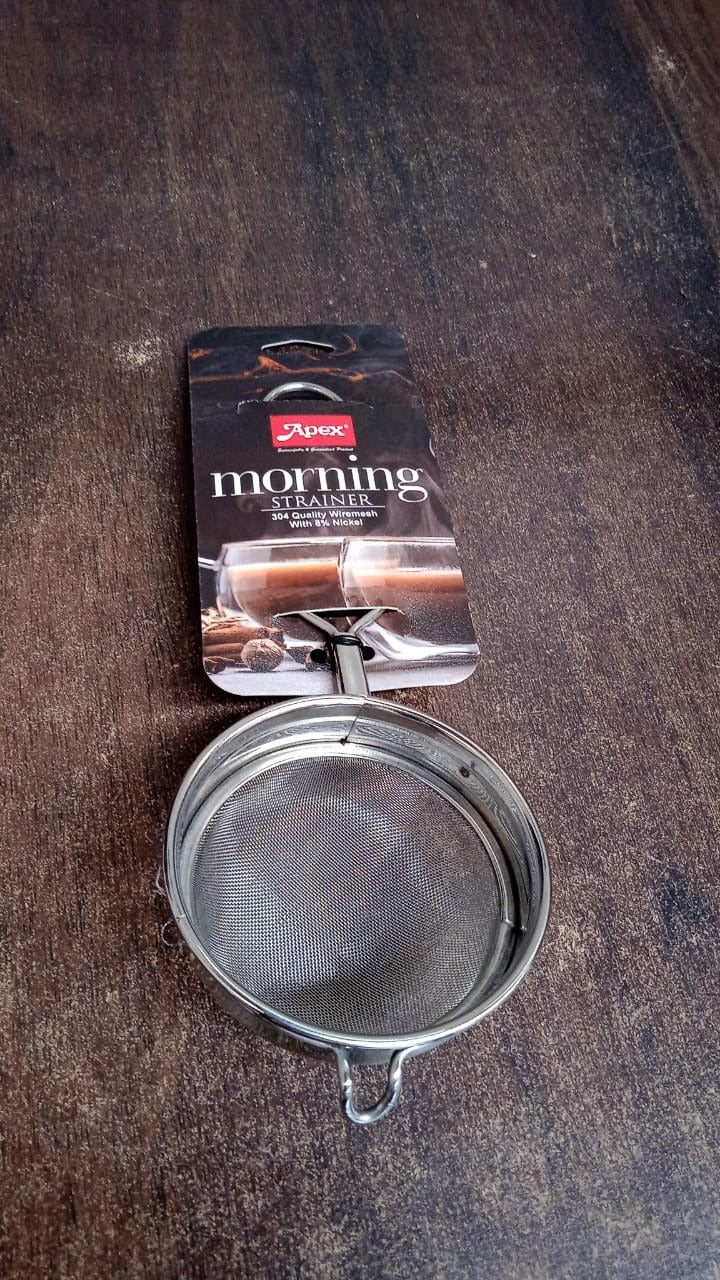 Apex Morning Stainless Steel Tea and Coffee Strainer Your Brand