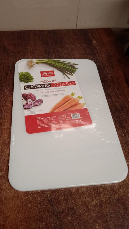Apex Medium Plastic Chopping Board (36×23 Cm / 1 Pc) Your Brand