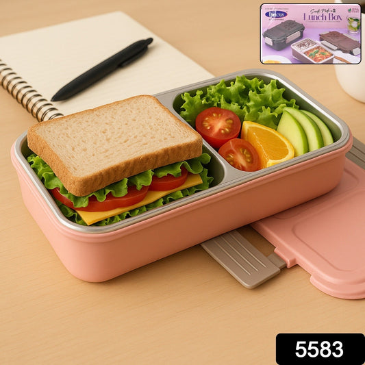 BPA-Free Snack Pack-2 Lunch Box – 2-Compartment Your Brand