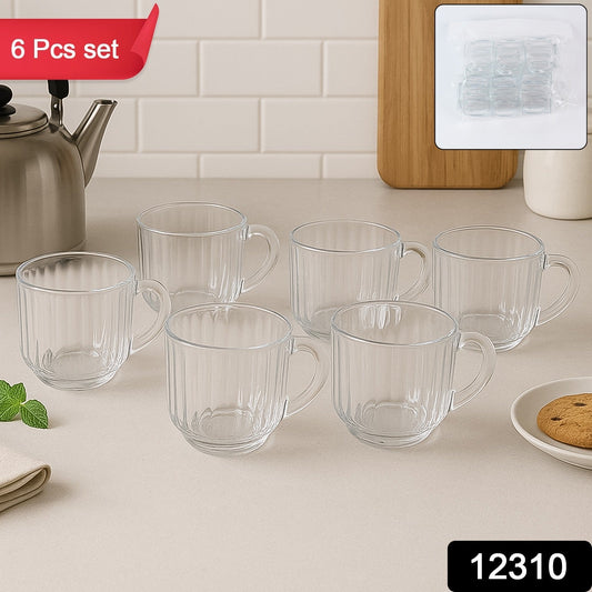 Unbreakable Transparent Plastic Tea Cups (Set of 6 Pc) Your Brand