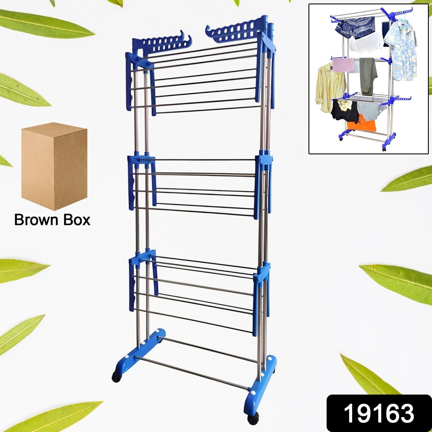 Foldable Stainless Steel Clothes Drying Stand Rack Your Brand