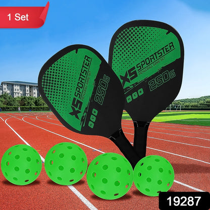 Knx Professional Outdoor Pickleball Paddle and Ball (1 Set) Your Brand