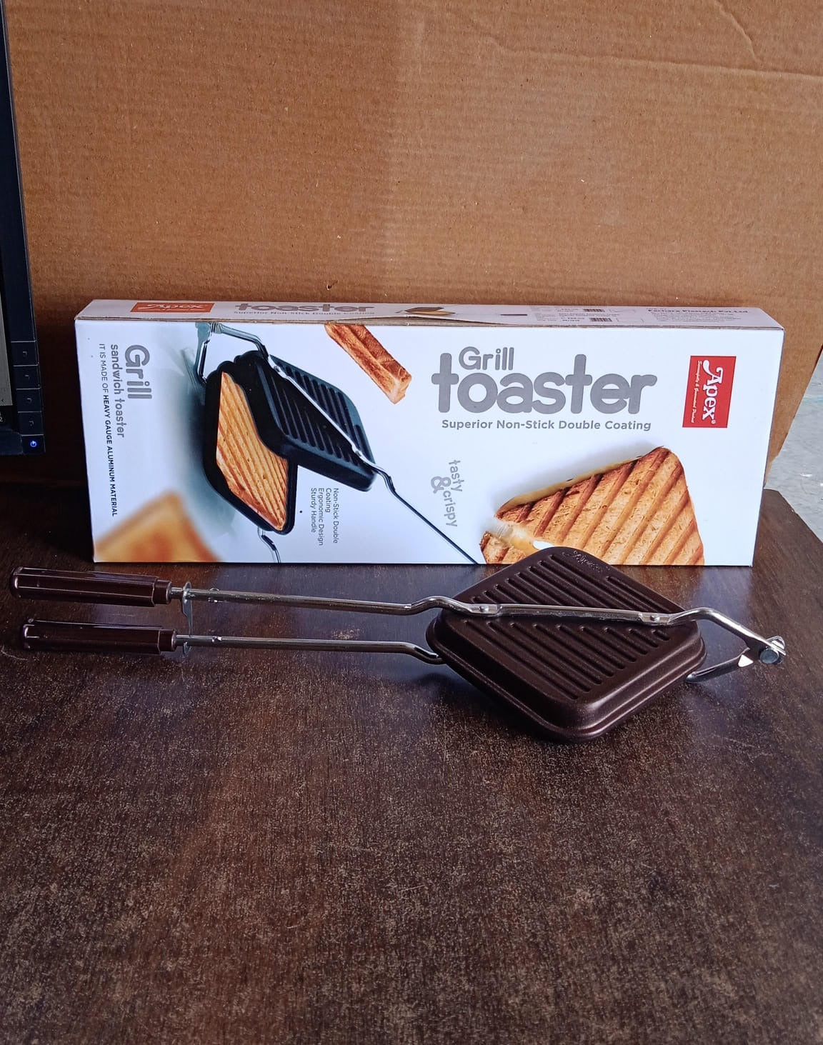 Apex Heavy Gauge Aluminium Grill Sandwich Toaster Your Brand