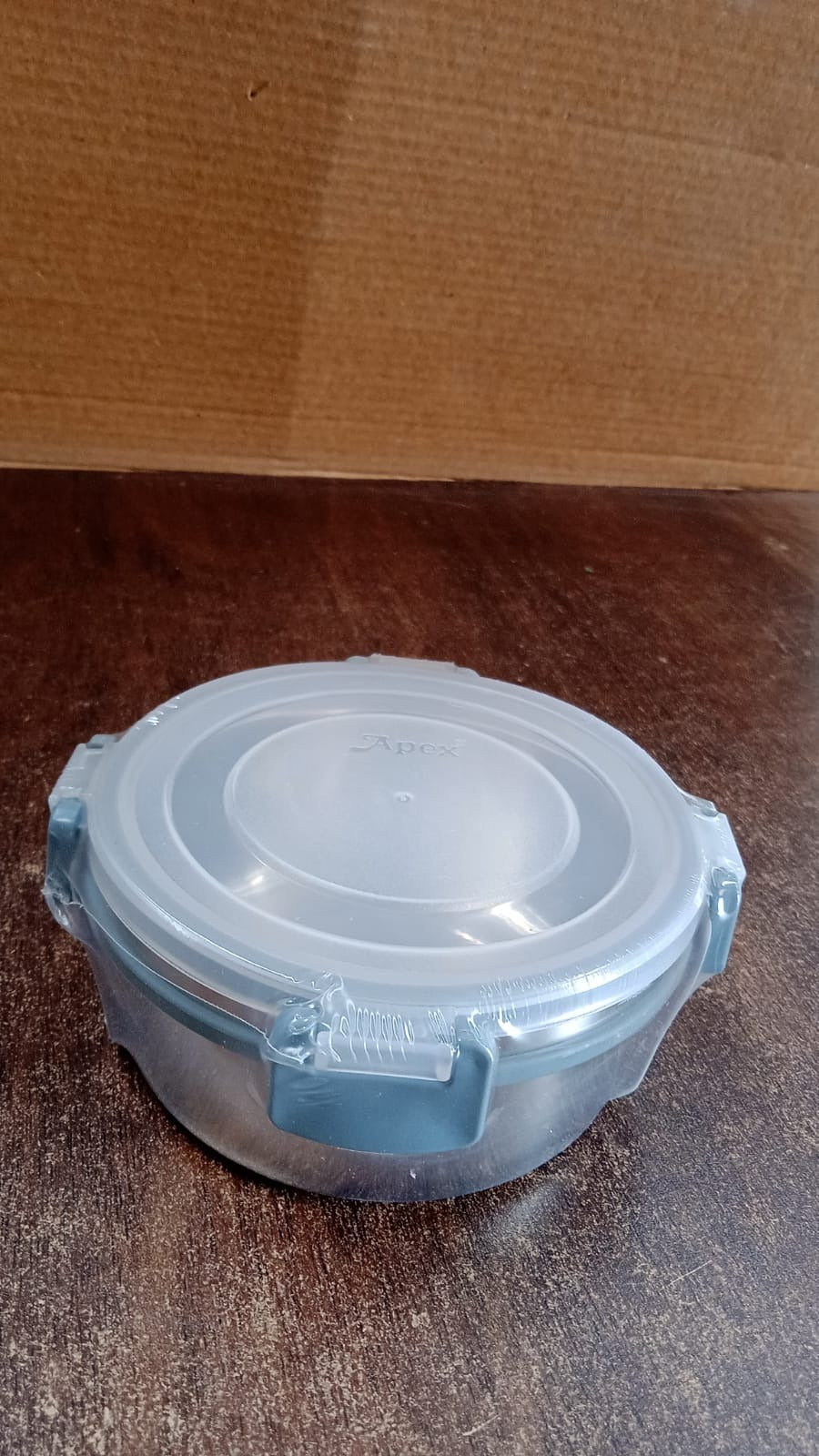 Apex Round Airtight Food Storage Container Approx 500 ml (1 Pc) Your Brand