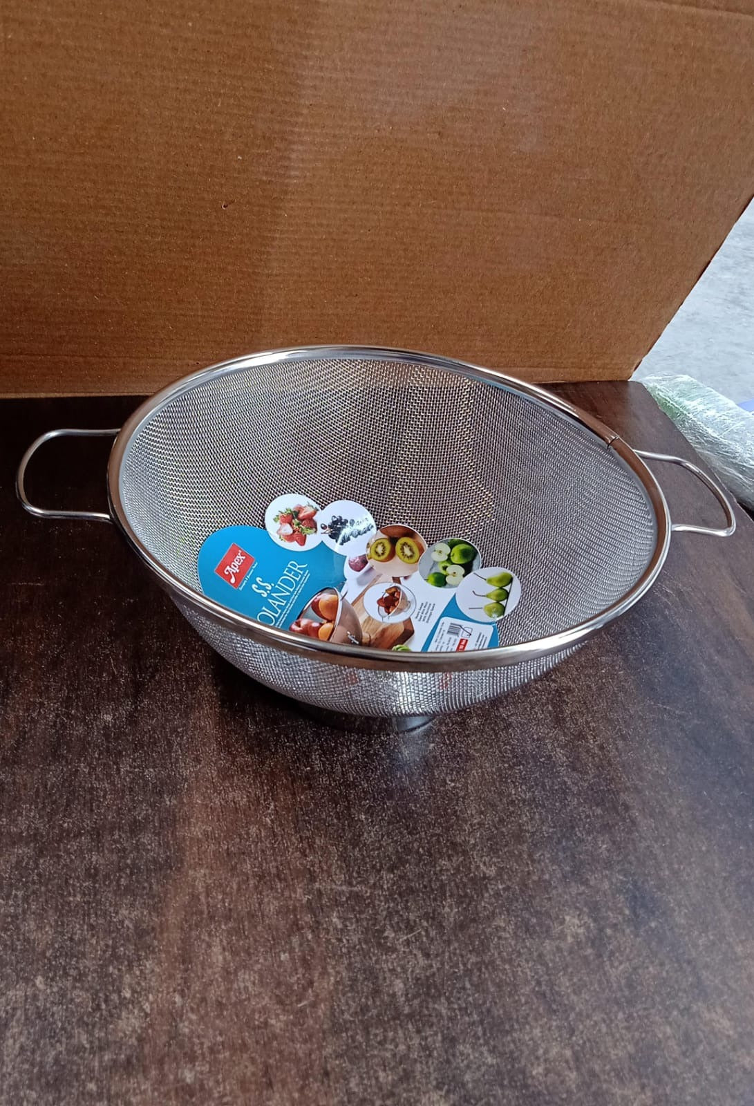 Apex Stainless Steel Mesh Colander Your Brand