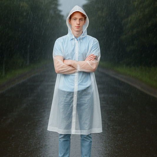 Eva Portable Rain Coat, Waterproof Raincoat (1pc) Your Brand