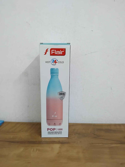 Flair Pop SS 304 Vacuum Insulated Water Bottle 1000ml – Hot & Cold Flask