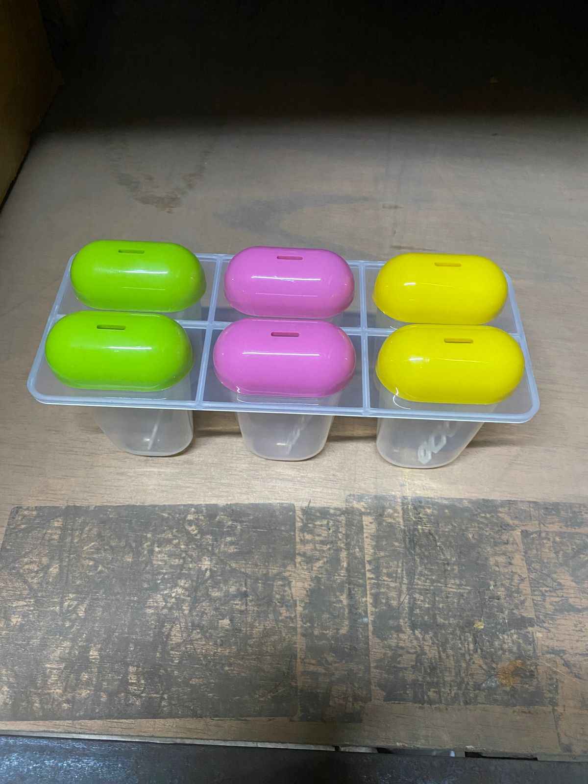 Multicolor Polypropylene Ice Mold Kulfi Maker 6Pcs