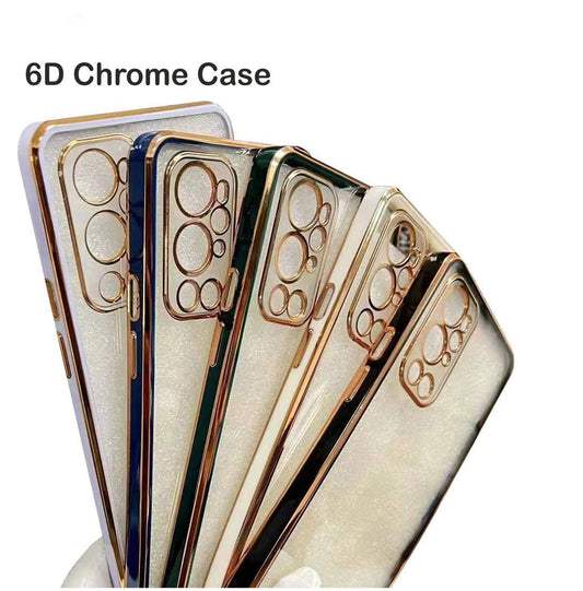 6D Golden Chrome Case For Redmi Your Brand