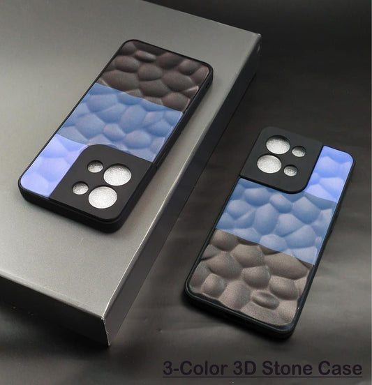 3D Stone Hard Case For Realme Your Brand