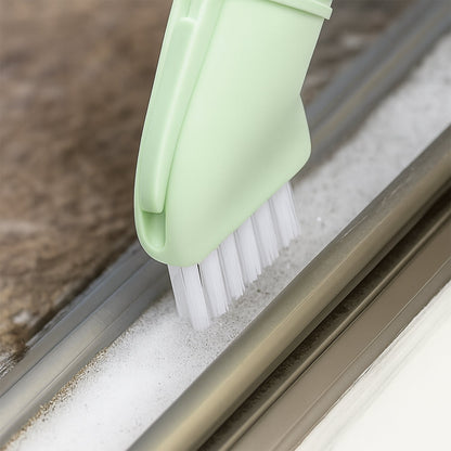 Multipurpose Bottle-Connectable Cleaning Brush with Built-In Scraper (1 Pc) Your Brand
